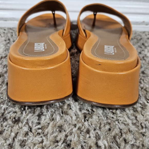Labucq Solar Slide Sandals Marigold Size 40 - Picture 5 of 12